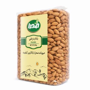 بادام درختی 900 گرمی برند صحرا | بادام ایرانی طبیعی بدون نمک
